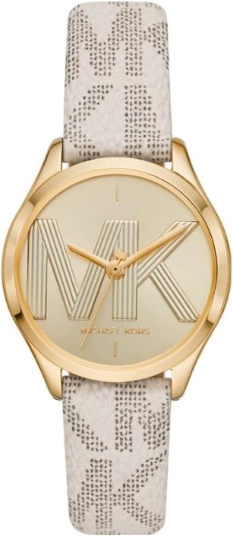 michael kors jaycie logo and gold-tone watch|Amazon.com: Michael Kors Logo Watch.